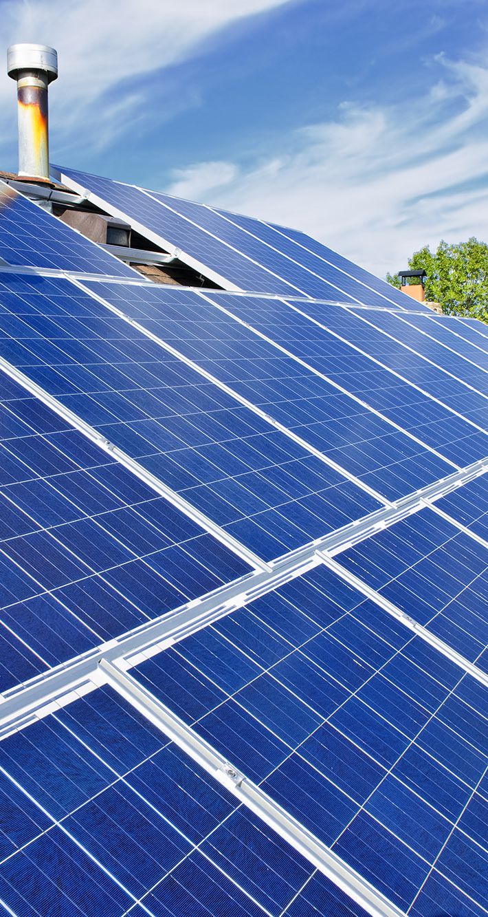 Solar panel installation